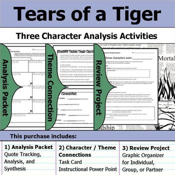 tears of a tiger characters